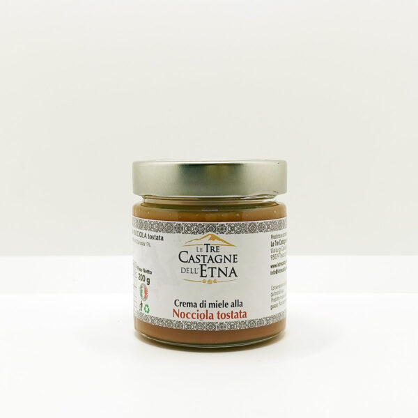 Crema di miele alla nocciola tostata