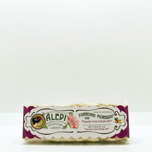 Torrone morbido di pistacchio di Bronte DOP 150gr